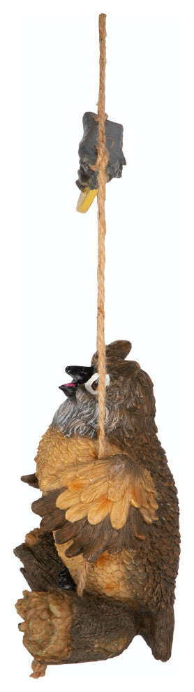 Howie the Hoot Owl Swinging Sculpture
