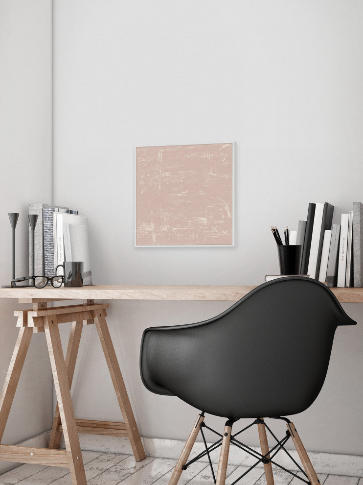 "Illusion and Reality" Floater Framed Painting Print on Canvas, 32x32