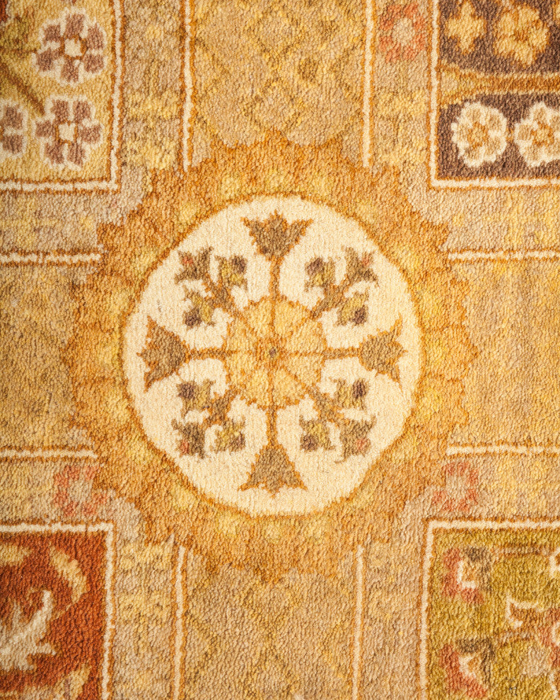 Mogul, One-of-a-Kind Hand-Knotted Runner Ivory, 3'2"x12'6"