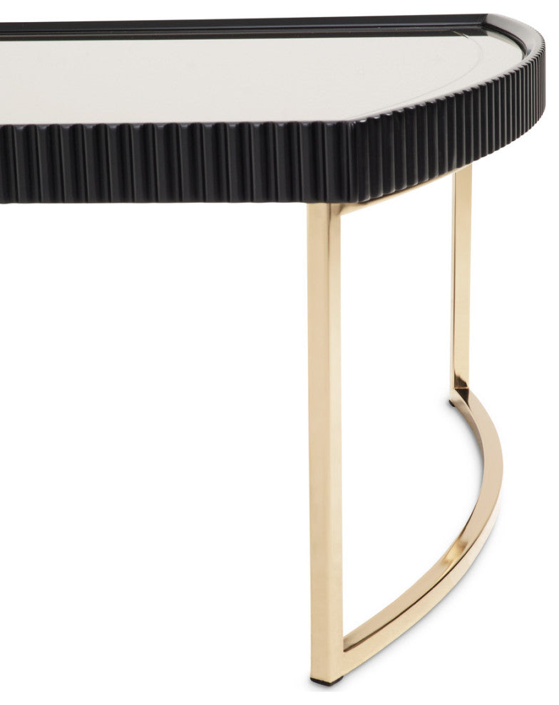 Lisbon Cocktail Table, Silken Matte Black