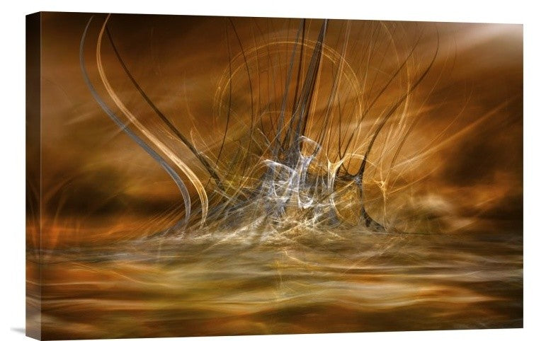 "The Rising" Stretched Canvas Giclee by Willy Marthinussen, 18x12"