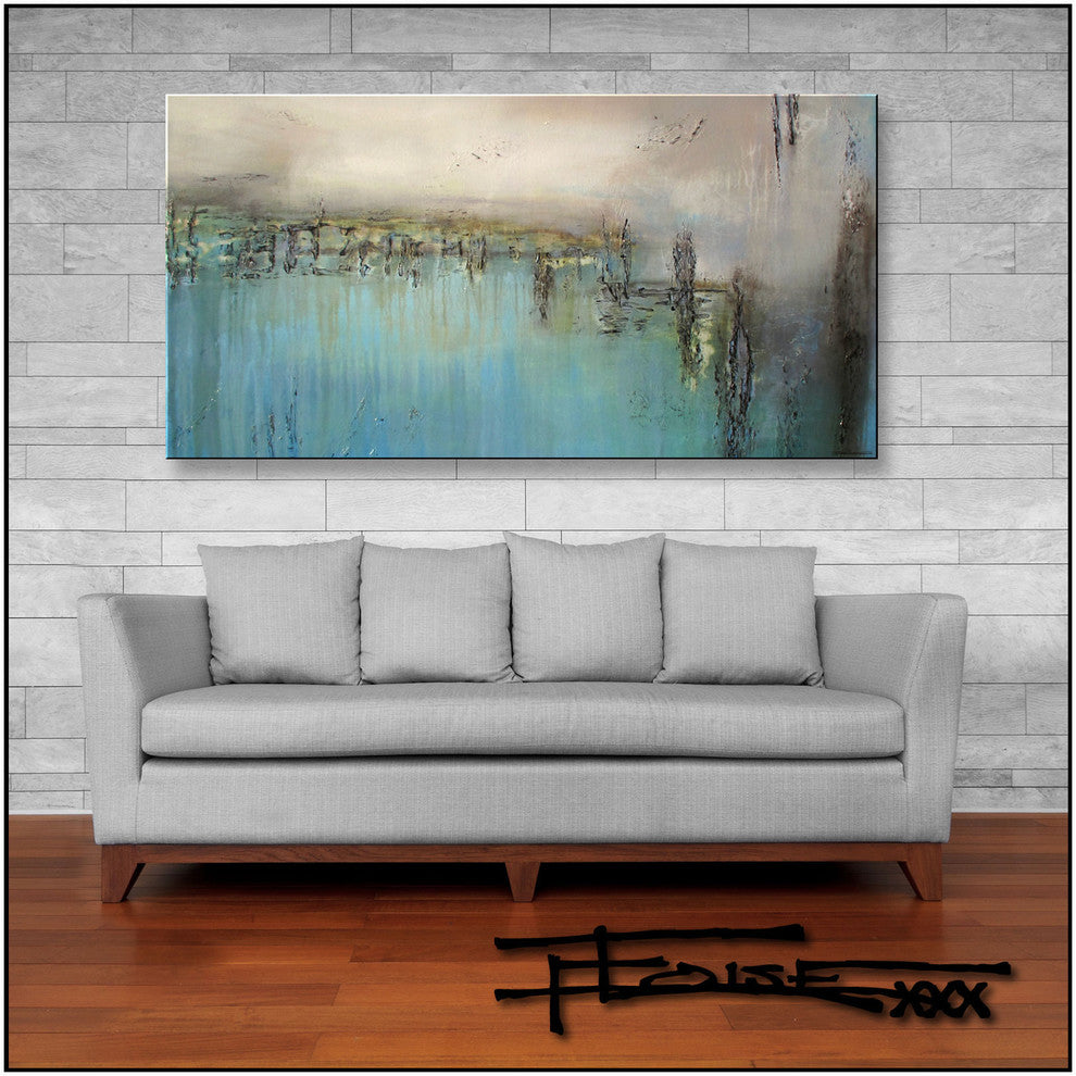 Contemporary Modern Painting Limited Edition Fine Art Giclee 60"x30"