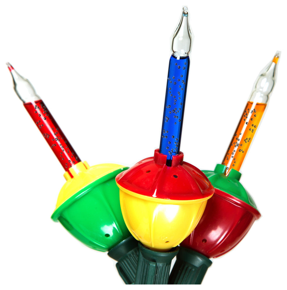 Celebrations G11GR2A1 Multi-color Bubble Lights, 7', 7 Lights