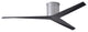 Matthews Fan, Eliza-H Geometric Ceiling Fan, Brushed Nickel, Matte Black
