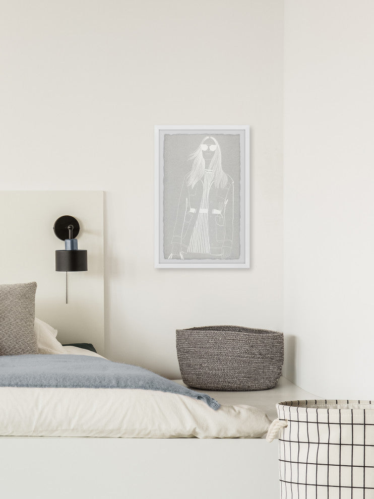 "Hippie Thoughts" Framed Painting Print, 24x36