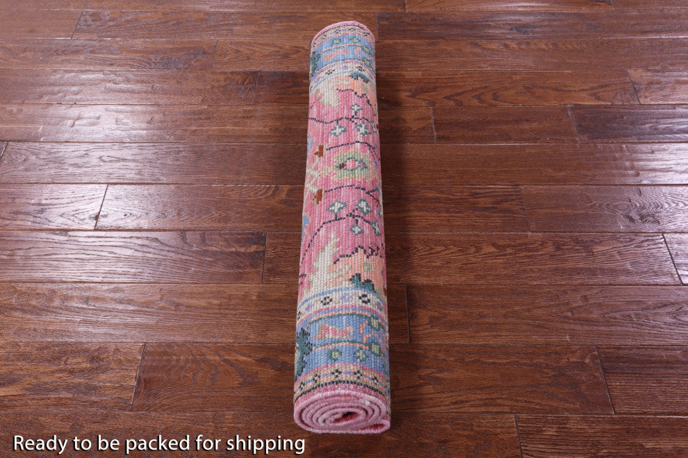 Turkish Oushak Handmade Wool Rug 3' 1" X 5' 2" - Q15901