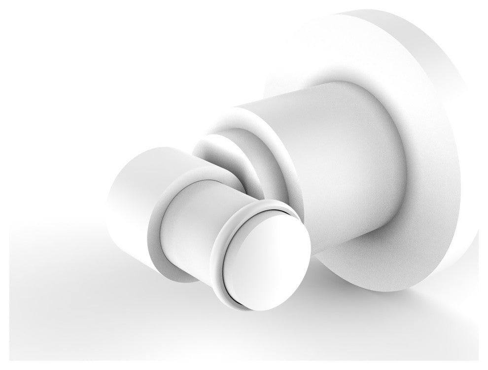 Washington Square Robe Hook, Matte White