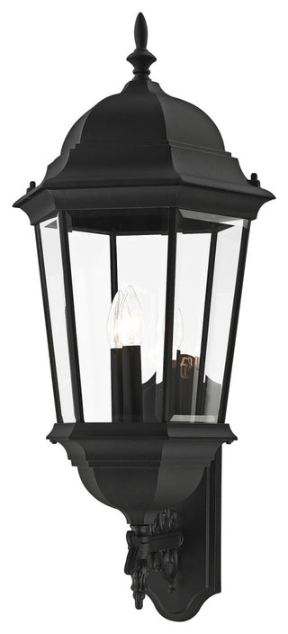 Textured Black Traditional, Historical, Outdoor Wall Lantern