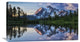 "Sunrise On Mount Shuksan" Stretched Canvas Giclee by James K. Papp, 30x17"