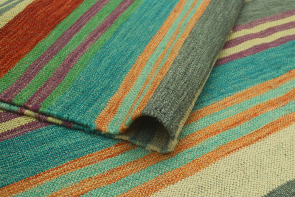Winchester Kilim Mohidil Red/Green Rug, 3'10x6'3