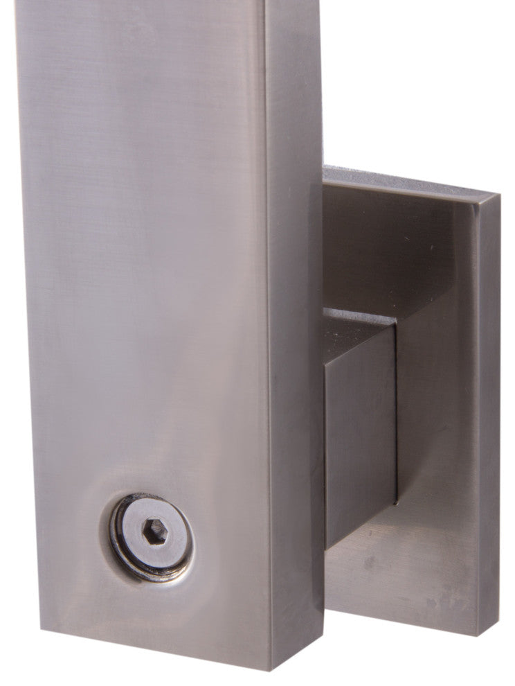 ALFI brand AB12GSW-BN Brushed Nickel Square Raised Wall Mounted Shower Arm
