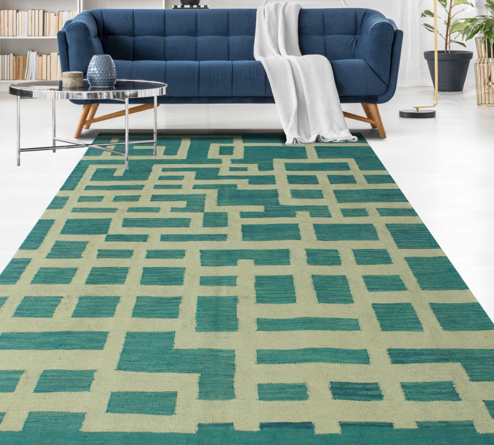 Winchester Kilim Semirami Blue Rug