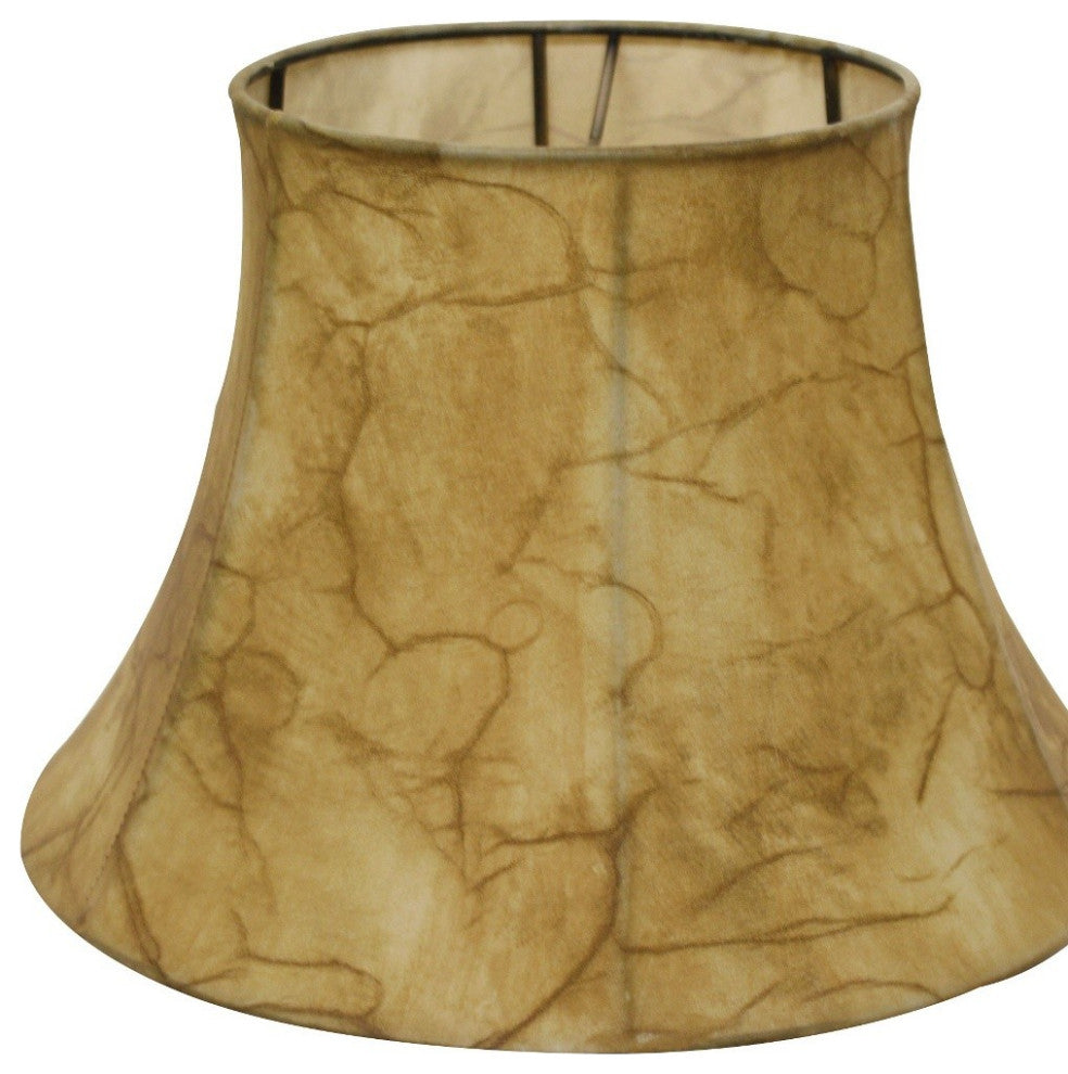 19" Antique Parchment Shallow Drum Parchment Lampshade