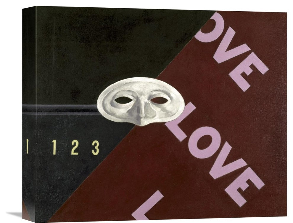 "Love, Love, Love" Stretched Canvas Giclee by Charles Demuth, 16"x13"