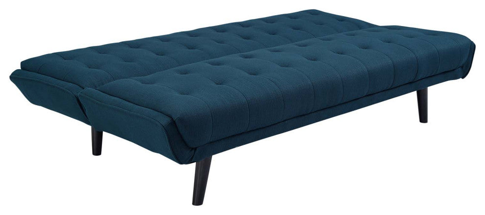 Azure Glance Tufted Convertible Fabric Sofa Bed