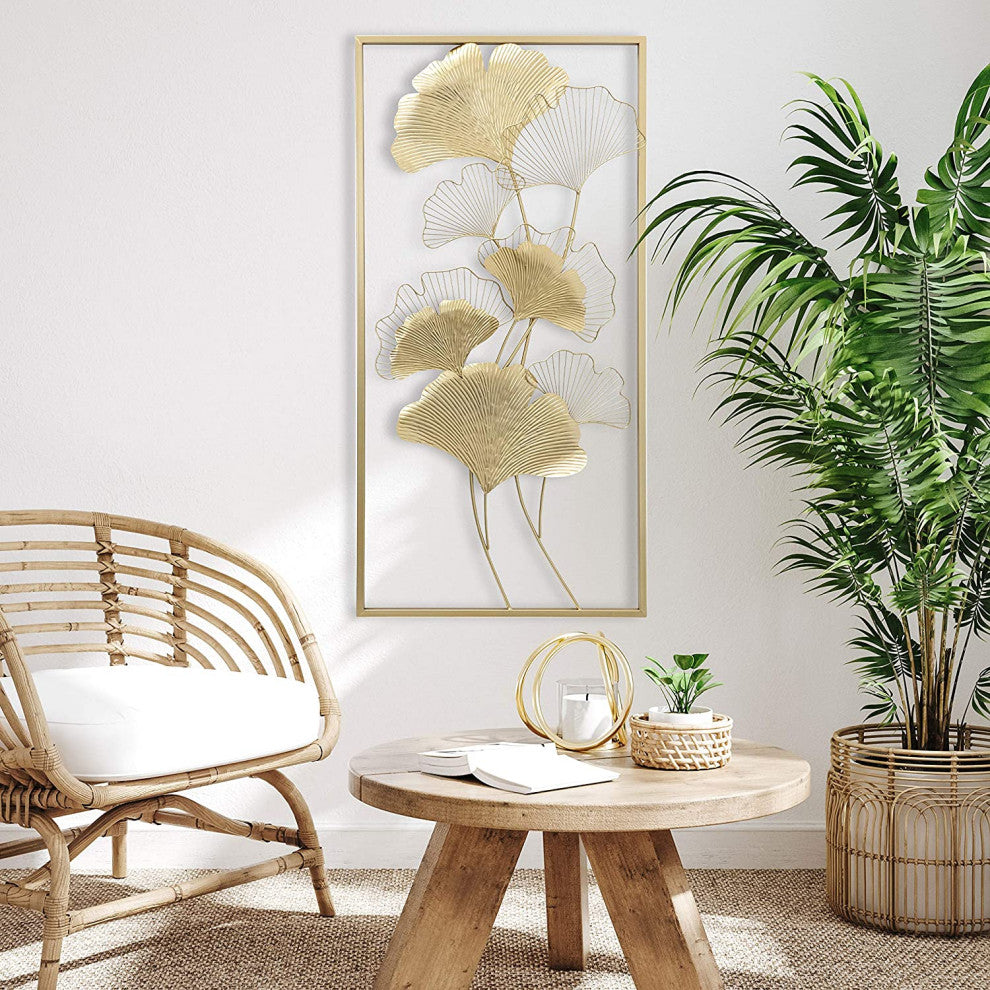 Gingko Leaves Wall Decor, 39.25 Inches
