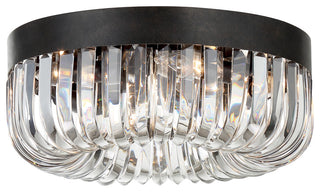 Crystorama ALI-B2005-CZ, 5-Light Ceiling Mount, Charcoal Bronze