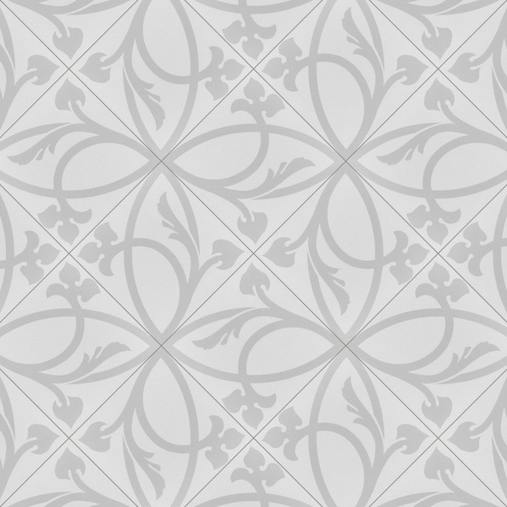 Caprice Liberty White Porcelain Floor and Wall Tile