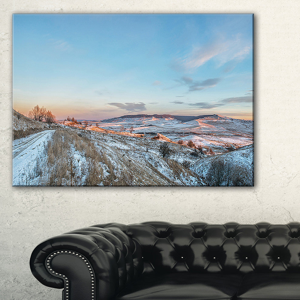 "Stavropol Region North Caucasus" Landscape Print Wall Art, 40"x20"
