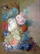 Tile Mural Still Life Of Peonies A Cock's Comb Jan Van Os, 6"x8", Matte