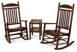 Polywood Jefferson 3-Piece Rocker Set, Mahogany
