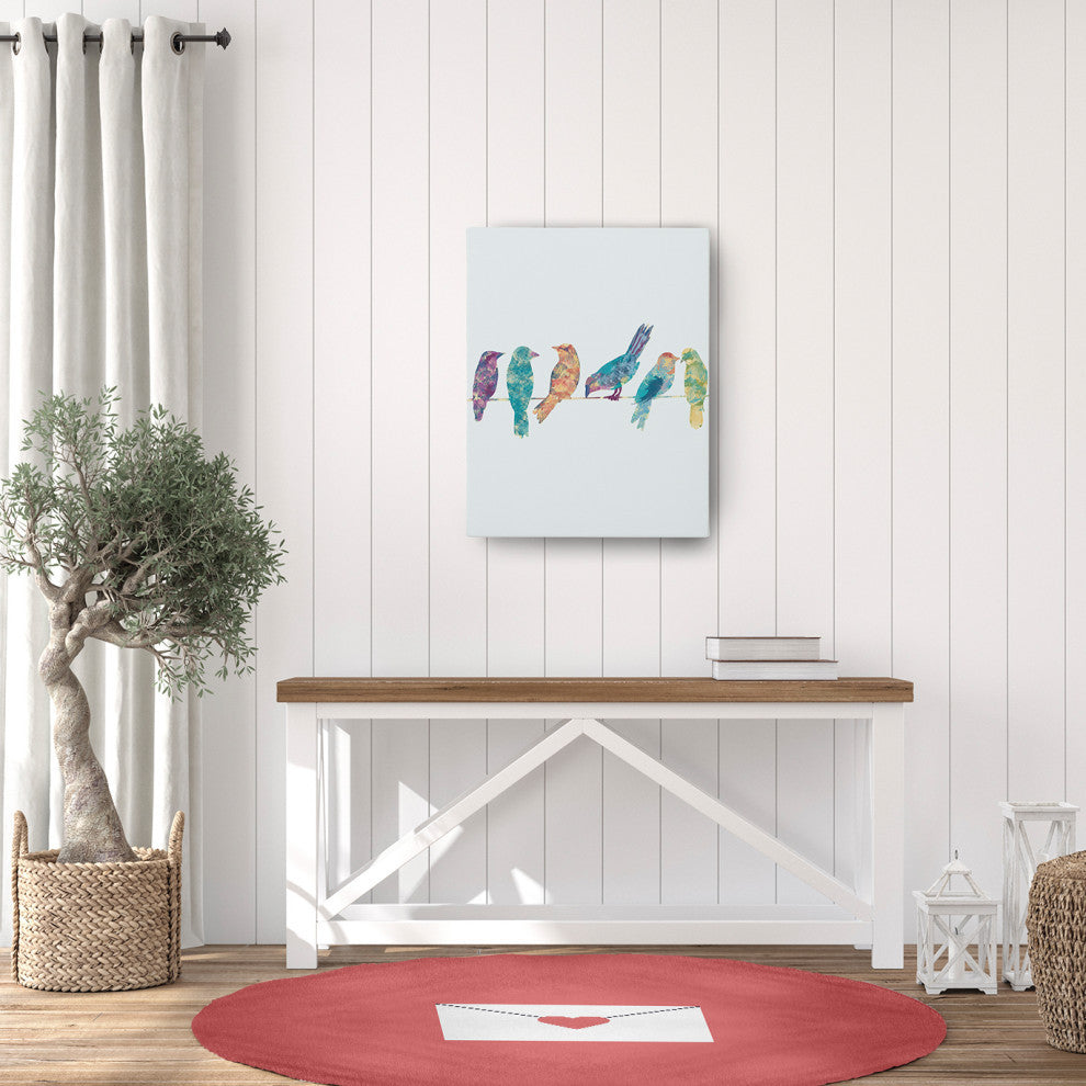 Love Letter Valentines Chenille Rug, Coral, 5' Round