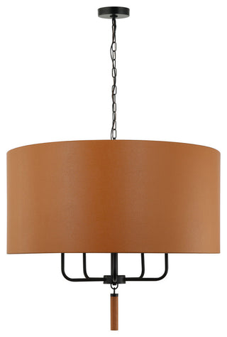 Secret Agent 5-Lt Pendant - Black/Camel Leather