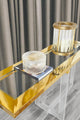 Pasargad Home Vicenza Lucite Clear Console