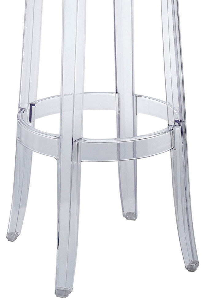Casper Bar Stool Set of 2, Clear