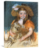 "Child Holding A Dog 1901" Artwork, 15"x22"