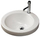 Lacava Plano Collection Lavatory, White