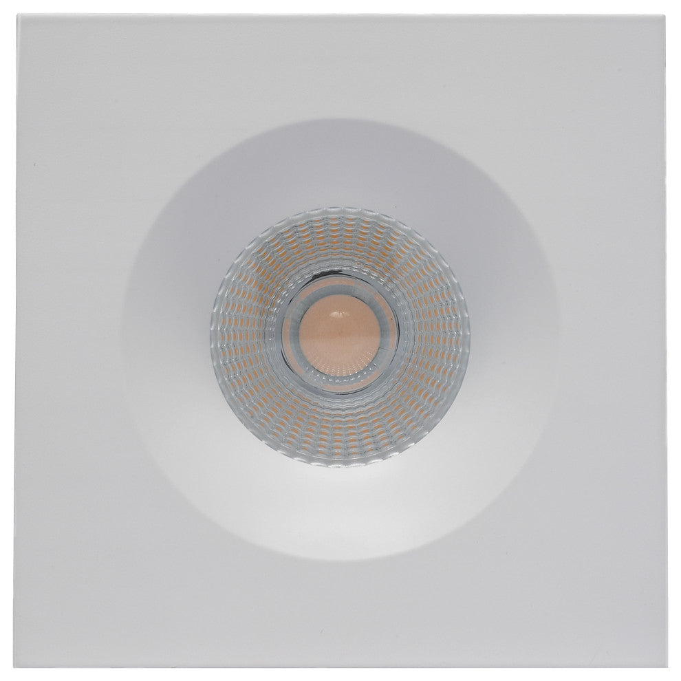 12 Watt LED Downlight - 3.5 in. - 120 Volt - Square - Remote Driver - White