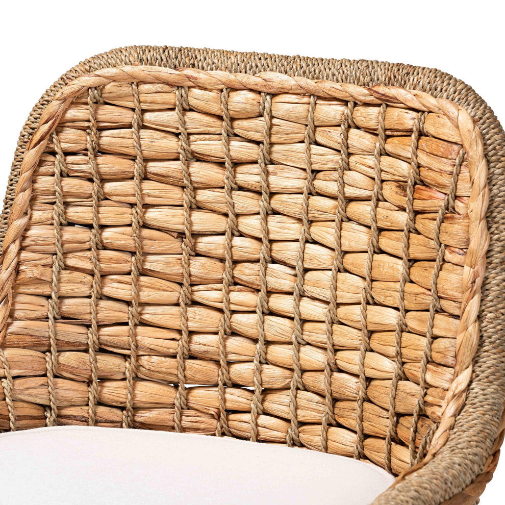 Zoey Modern Bohemian Collection, Counter Stool With Cushion