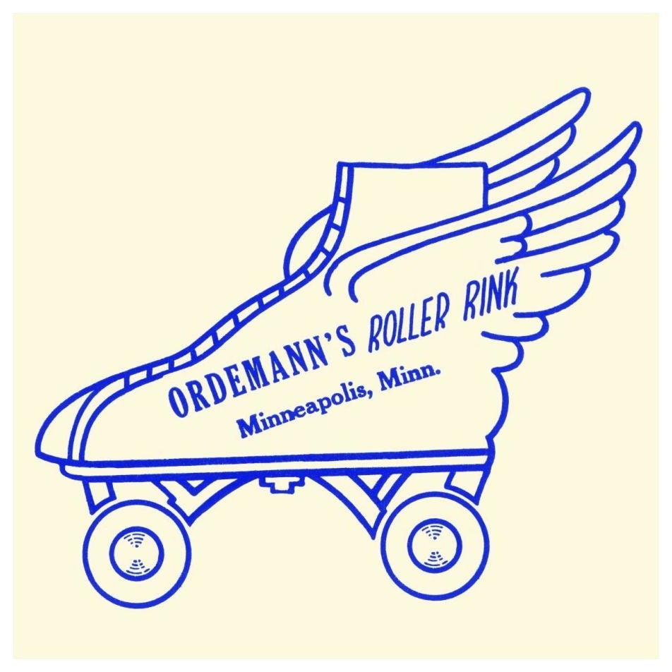"Ordemann's Roller Rink" Digital Paper Print by Retrorollers, 24"x24"