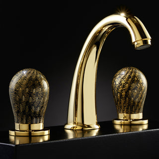 Murano Luxury 3-hole Bathroom Faucet, Without pop-up drain