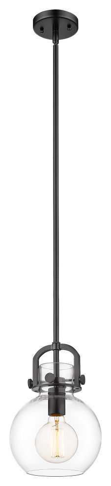 Innovations 410-1S-BK-8CL-LED 1-Light Mini Pendant, Matte Black