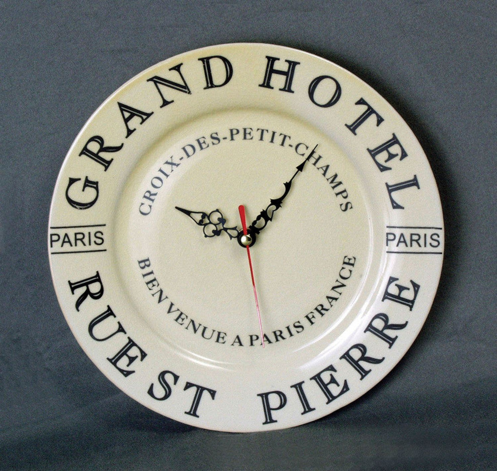 Ramires Ceramic Grand Hotel Wall Clock
