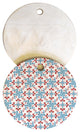 Belle13 Retro Floral Pattern Cutting Board, 11.5"x11.5"