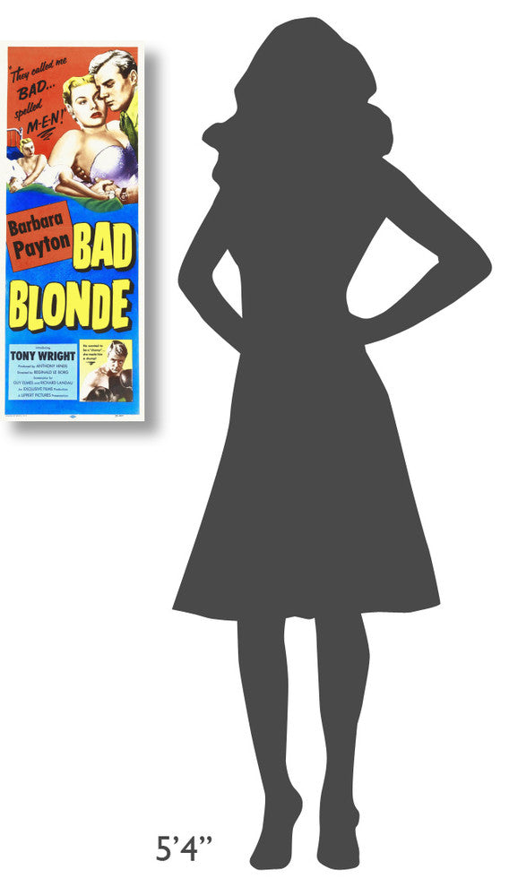 "Bad Blonde" Stretched Canvas Giclee by Hollywood Photo Archive, 11x30"