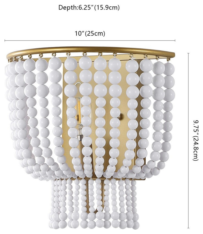 Safavieh Celyn Wall Sconce Brass/White
