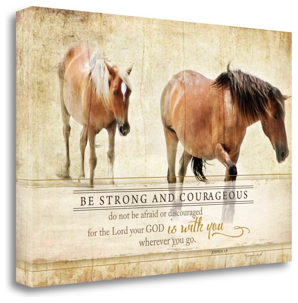 "Be Strong" By Jennifer Pugh, Giclee Print on Gallery Wrap Canvas, Ready to Hang