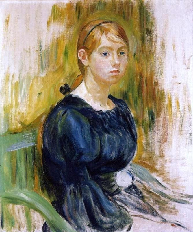 Berthe Morisot Jeannie Gobillard, Gallery Wrapped Canvas Print, 20"x25"