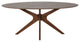 Prospect Dining Table, 75", Walnut, Midcentury, Oval