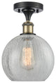 Innovations Lighting 516-1C-BAB-G125-8 Athens 1 Light 8" Semi-Flush Mount