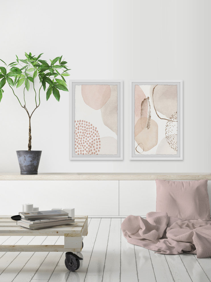 Critical Density Diptych, 2-Piece Set, 16x24 Panels