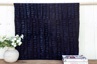 Midnight Indigo African Mud Cloth