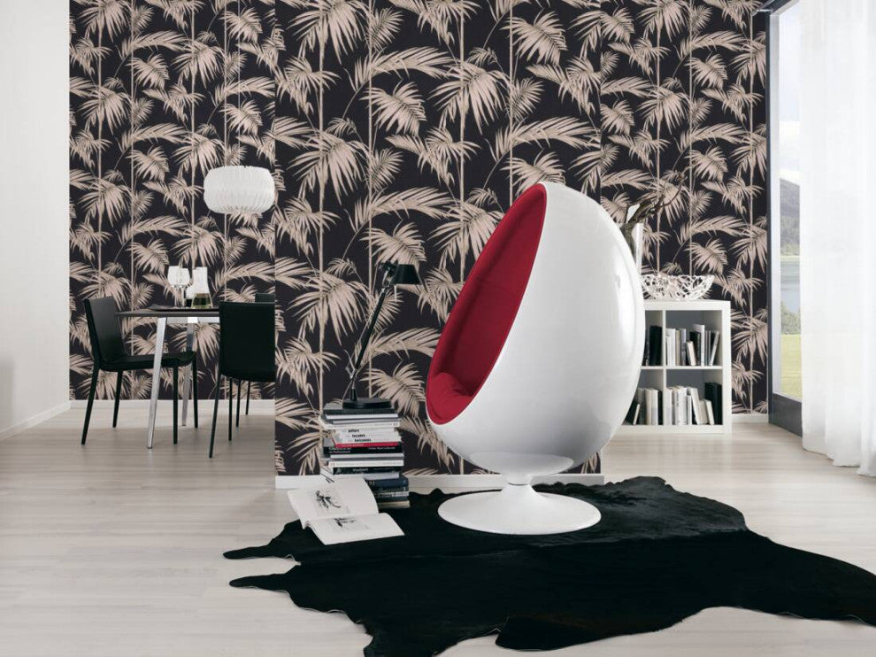 Textured Wallpaper Baroque Floral Image Jungle Modern, 369191