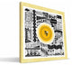 GT Yellow Jackets Pictograph Canvas Print, 16"x16"