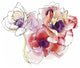 "Mistral Trio I White Square" Digital Paper Print by Shirley Novak, 26"x26"