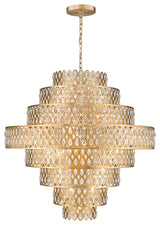 Zlite 822P45-HB 25-Light Pendant, Heirloom Brass